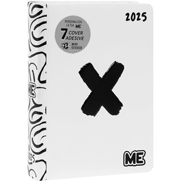 Agenda 16mesi Medium Classic Me 71464pe Bianco X Nera 2025