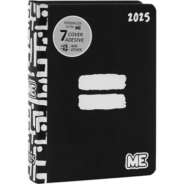 Agenda 16mesi Medium Uguale Classic Me 71464ug Nero Simbolo Bianco