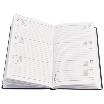 Agenda Settimanale Tascabile Verticale Sintetica 9261xmt12 Blu 2025