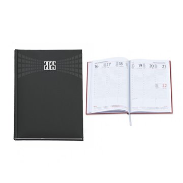 Agenda Settimanale Matra 2025 Cm 17x24 Nero 0177