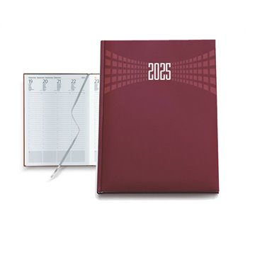 Agenda Settimanale 2025 Matra Cm 21x30 Rosso 0360