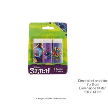 Gomme Per Cancellare 3 Pz. Stitch 961112