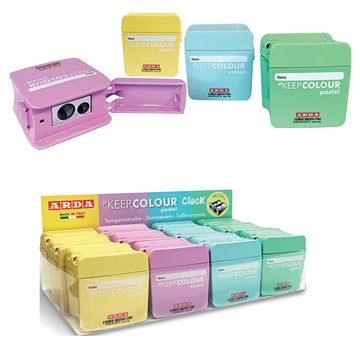 Temperamatite Clack Pastel 2 Fori Metallo