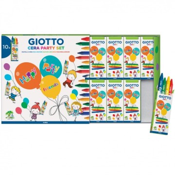 Giotto Cera Paerty Set 10x4