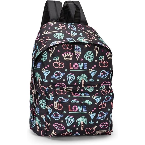 Zaino Americano Allover Neon Comix 73837nn Zaino Americano Allover Neon Comix 73837nn