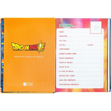 Diario 12mm Std Blu Dragon Ball Super 73319bl