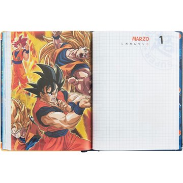 Diario 12mm Std Blu Dragon Ball Super 73319bl