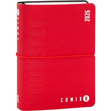Agenda 16m 2025/2026 Day Mini Comix U Yourself Red 73736rd