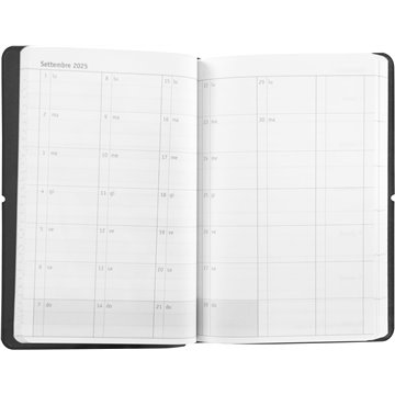 Agenda 13m 2025/2026 Week Medium Comix U Younivercity All Black 73737bk