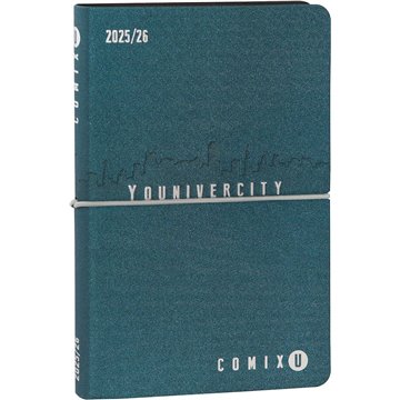 Agenda 13m 2025/2026 Week Medium Comix U Younivercity Blue 73737bl
