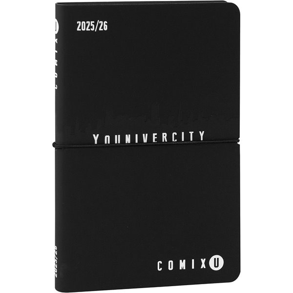 Agenda13m 2025/2026 Week Medium Comix U Younivercity Black White 73737bw Agenda13m 2025/2026 Week Medium Comix U Younivercity Black White 73737bw