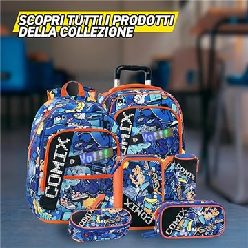 Zaino Organizzato Comix Ultra Bright Jam Boy 73041bo Collezione 2025/26
