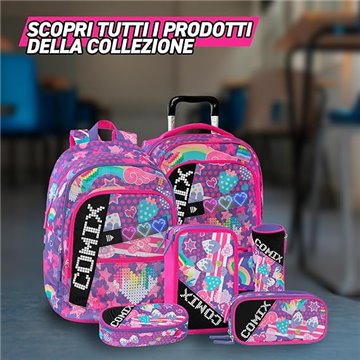 Zaino Organizzato Comix Ultra Bright Haruyuku Girl 73041gi Collezione 2025/2026