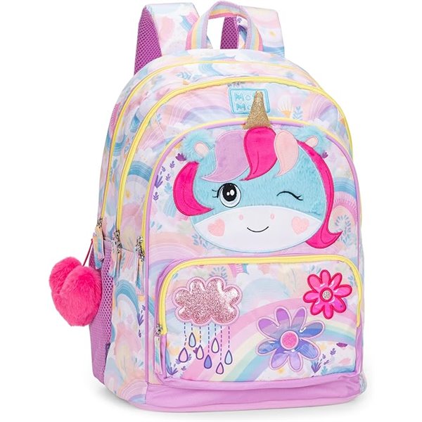 Zaino Scuola Organizzato Unicorno Mofumofu 73297un Collezione 2025/26 Zaino Scuola Organizzato Unicorno Mofumofu 73297un Collezione 2025/26