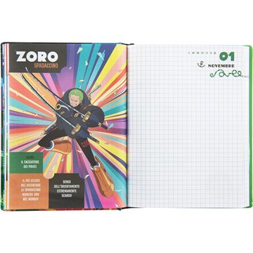 Diario 12mm One Piace Standard Verde 73257ve Collezione 2025/2026