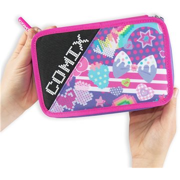 Astuccio Corredato 3 Zip Comix Ultra Bright Harayuku Girl 73042gi Collezione 2025/2026