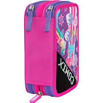 Astuccio Corredato 3 Zip Comix Ultra Bright Harayuku Girl 73042gi Collezione 2025/2026