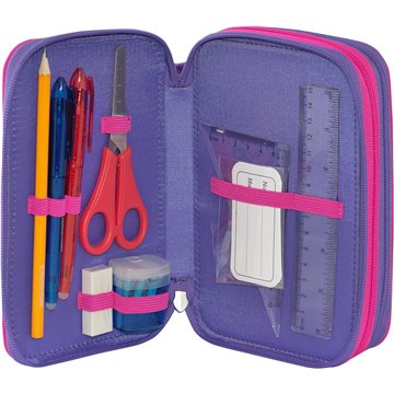 Astuccio Corredato 3 Zip Comix Ultra Bright Harayuku Girl 73042gi Collezione 2025/2026