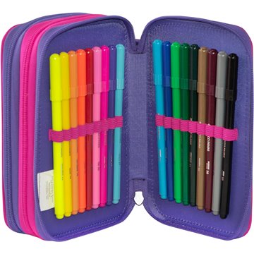 Astuccio Corredato 3 Zip Comix Ultra Bright Harayuku Girl 73042gi Collezione 2025/2026