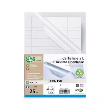 Buste L Era Green 23,2x32,2 Buccia 100%ric.150my 25pz