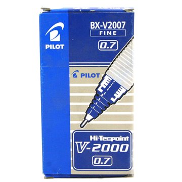 Penna Roller Pilot V-2000 0,7 Blu Bx-v2007 Fine