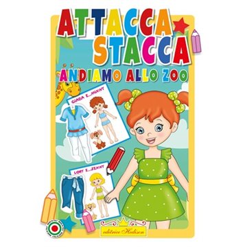 Libri Attacca Stacca Andiamo Allo Zoo 7302