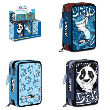 Astuccio 3 Zip Giotto Smart...