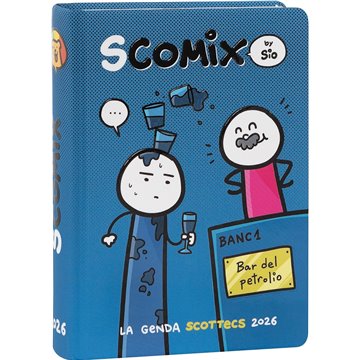 Scottecs By Sio Agenda 2025-2026 16m Medium Scomix Petrolio 73505pe
