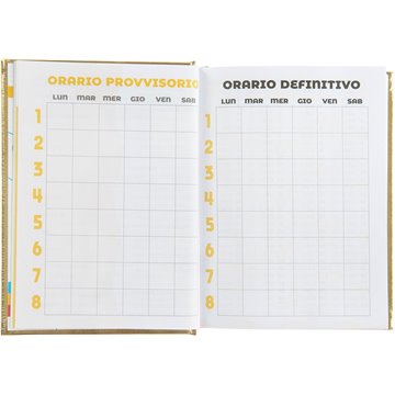 Agenda 16 Mesi Mini A Special Comix 73708a Oro Con Strass