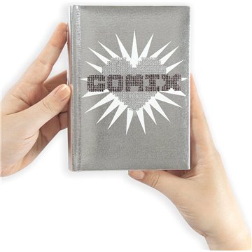 Agenda 16 Mesi Mini D Special Comix 73708d Argento Con Strass