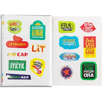 Agenda 16 Mesi Mini D Special Comix 73708d Argento Con Strass