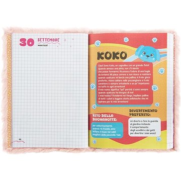 Diario 12mm 2025-2026 Standard Orso Plush Mofumofu 73654or