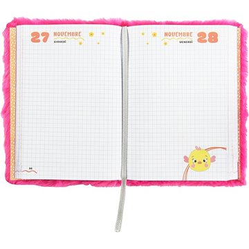 Diario 12mm 2025-2026 Standard Unicorno Plush Mofumofu 73654un
