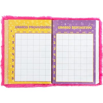 Diario 12mm 2025-2026 Standard Unicorno Plush Mofumofu 73654un