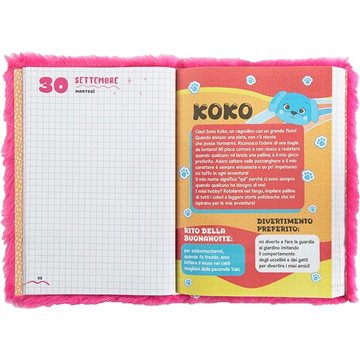 Diario 12mm 2025-2026 Standard Unicorno Plush Mofumofu 73654un