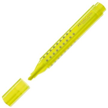 Evidenziatori Faber Grip 1543 Giallo Punta Scalpello Tratto 1-5mm