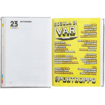 Agenda 16 Mesi 2025-2026 Mini B Special Comix 73708b Stella Argento Strass