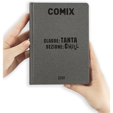 Agenda Comix 2025-2026 16m Standard C 74087c Charcoal