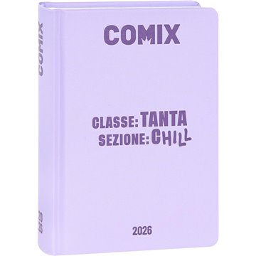 Agenda Comix 2025-2026 16m Standard F 74087f Lilla