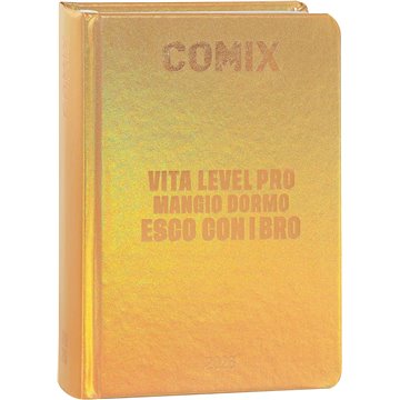Agenda Comix 2025-2026 16m Mini H 74088h Oro Scritta Arancio
