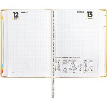 Agenda Comix 2025-2026 16m Mini H 74088h Oro Scritta Arancio