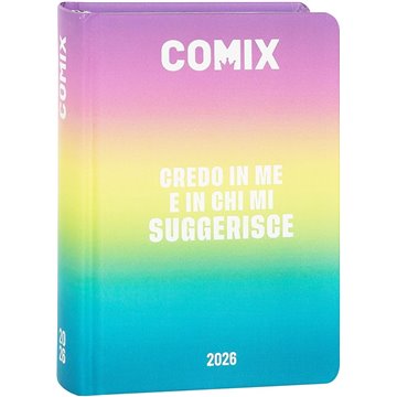 Agenda Comix 2025-2026 16m Mini I 74088i Sunrise Scritta Bianca
