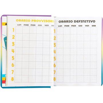 Agenda Comix 2025-2026 16m Mini I 74088i Sunrise Scritta Bianca