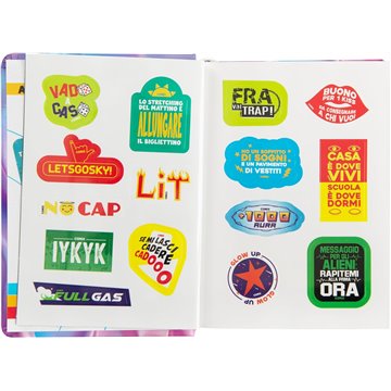 Agenda Comix 2025-2026 16m Mini J 74088j Wave