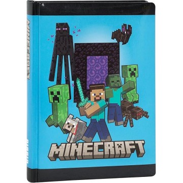 DIARIO BLU PIXEL MINECRAFT...