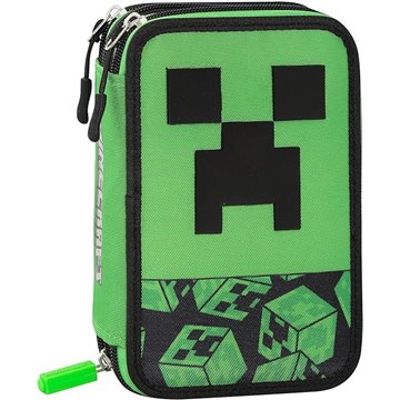 Astuccio Corredato 3 Zip Pixel Minecraft 74363