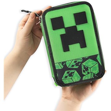 Astuccio Corredato 3 Zip Pixel Minecraft 74363