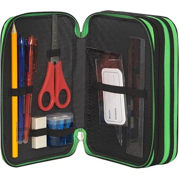 Astuccio Corredato 3 Zip Pixel Minecraft 74363