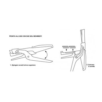 Cucitrice Turikan Hp-45 26/6 A Pinza Ad Avancarica