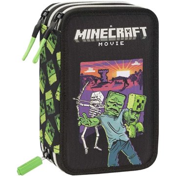 Astuccio Corredato 3 Zip Minecraft Movie 73537